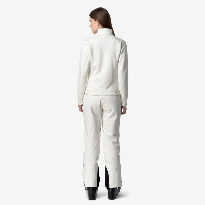 Pants Woman BONNEVAL MICROTWILL 2L Sport Trousers WHITE GARDENIA Dressed Front Double		