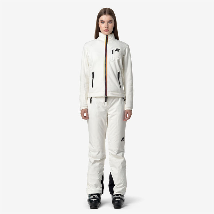 Pants Woman BONNEVAL MICROTWILL 2L Sport Trousers WHITE GARDENIA Dressed Back (jpg Rgb)		