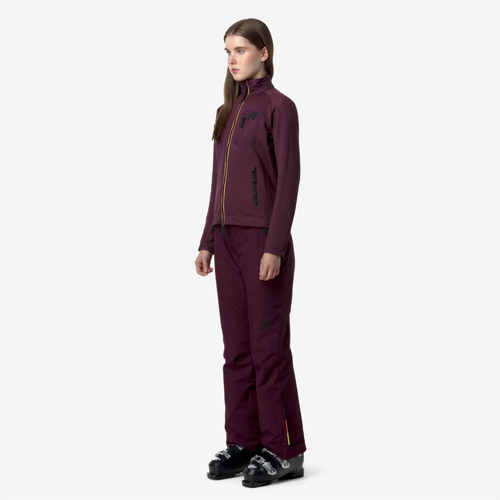 Pants Woman BONNEVAL MICROTWILL 2L Sport Trousers VIOLET DK PURPLE Detail (jpg Rgb)			