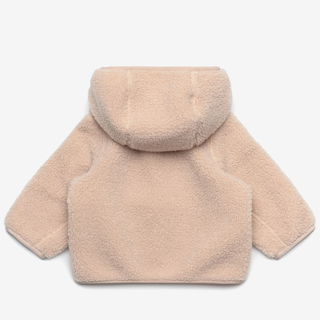 Fleece Kid unisex E. JANNE POLAR Hoodie Full Zip PINK TINT-PINK TINT Dressed Front (jpg Rgb)	