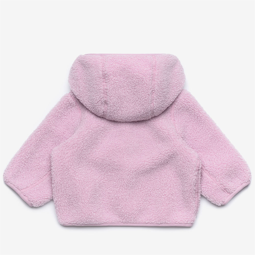 Fleece Kid unisex E. JANNE POLAR Hoodie Full Zip VIOLET LT LILAC Dressed Front (jpg Rgb)	