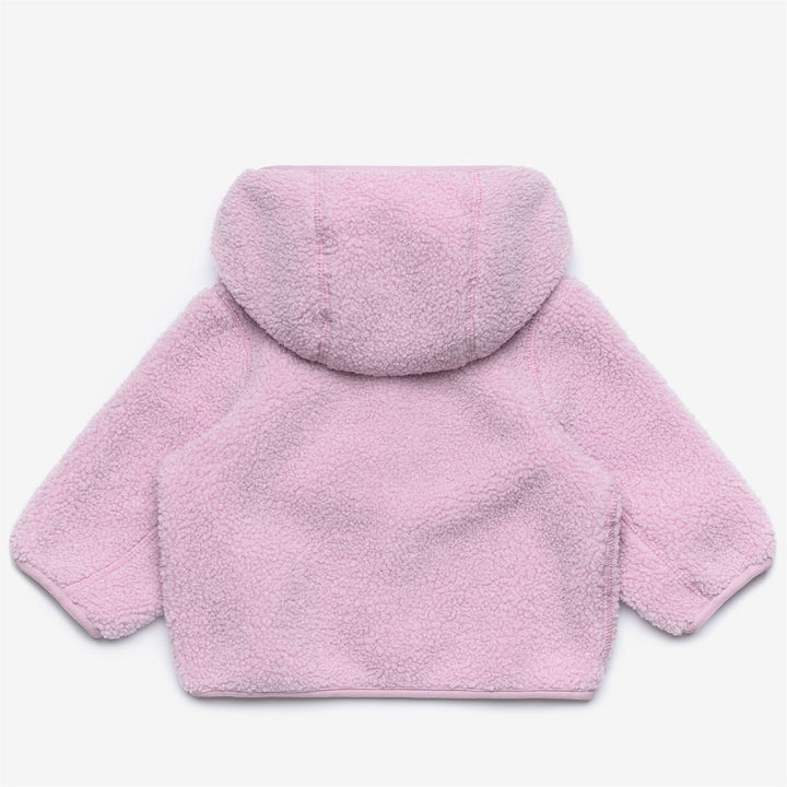 Fleece Kid unisex E. JANNE POLAR Hoodie Full Zip VIOLET LT LILAC Dressed Front (jpg Rgb)	