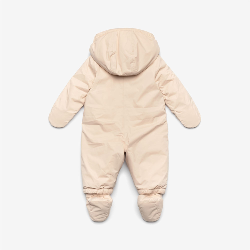 Sport Suits Kid unisex E. LE VRAI 3.0 SNOTTY ORSETTO TRACKSUIT ECRU Dressed Front (jpg Rgb)	