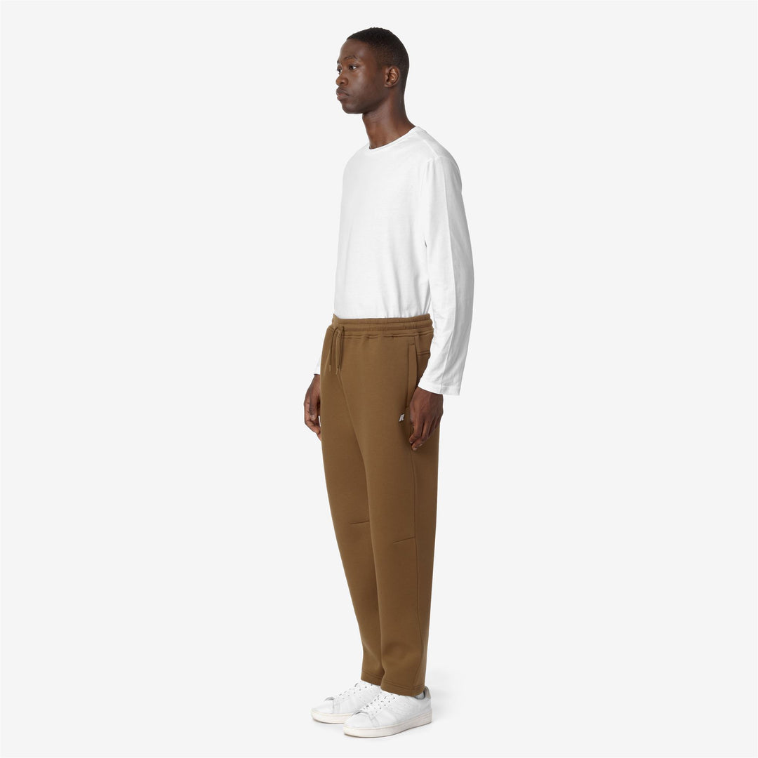 Pants Man MICKA SPACER Sport Trousers BROWN CORDA Detail (jpg Rgb)			