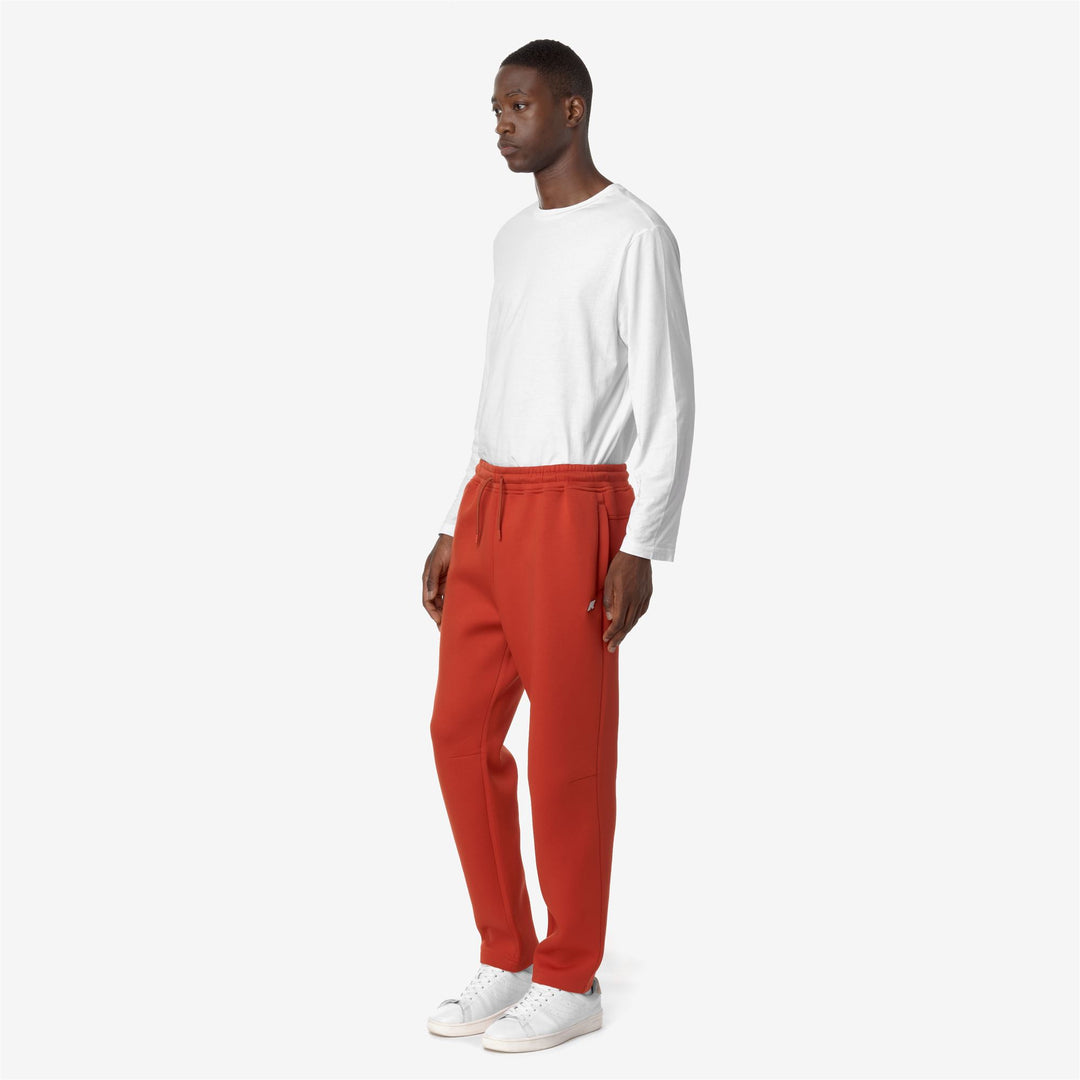 Pants Man MICKA SPACER Sport Trousers RED POMPEIAN Detail (jpg Rgb)			