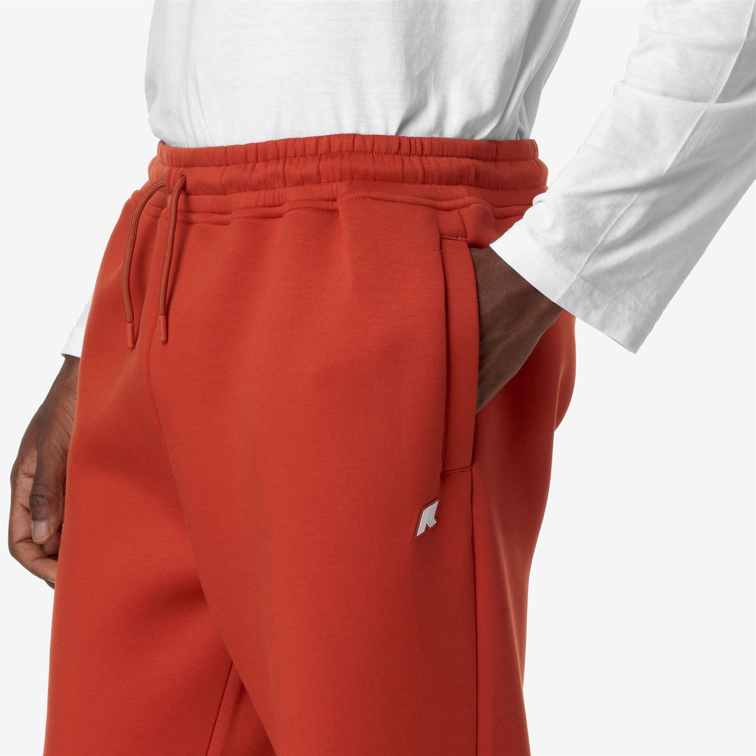 Pants Man MICKA SPACER Sport Trousers RED POMPEIAN Detail Double				