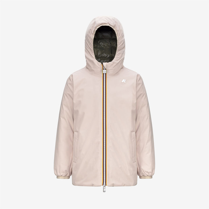 Jackets Girl P. SOPHIE ST THERMO DOUBLE Mid PINK TINT - GREEN CYPRESS Photo (jpg Rgb)			