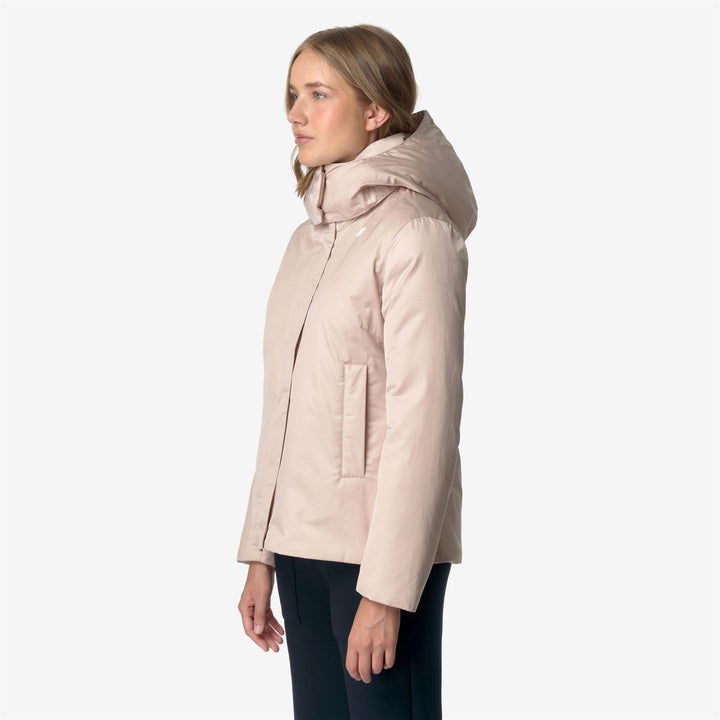 Jackets Woman KALA SATIN THERMO Short PINK TINT Detail (jpg Rgb)			