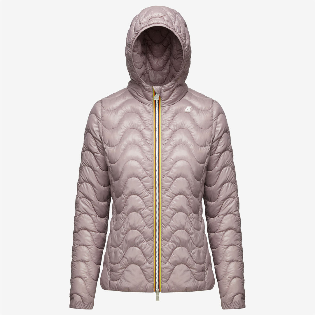 Jackets Woman LILY QUILTED WARM Short VIOLET DUSTY Photo (jpg Rgb)			