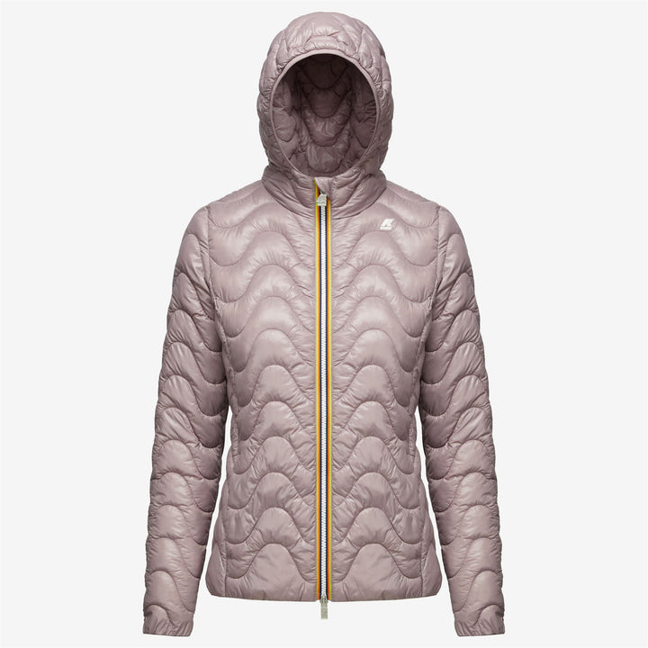 Jackets Woman LILY QUILTED WARM Short VIOLET DUSTY Photo (jpg Rgb)			