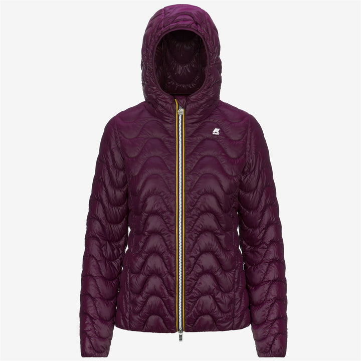 Jackets Woman LILY QUILTED WARM Short VIOLET DK PURPLE Photo (jpg Rgb)			