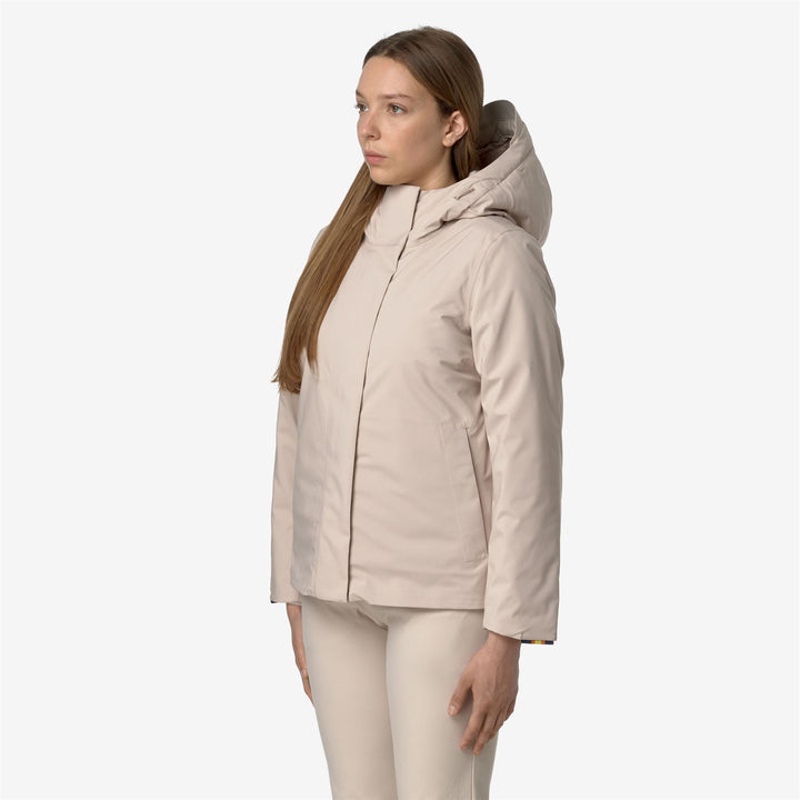 Jackets Woman DOREL BONDED PADDED Mid PINK TINT Detail (jpg Rgb)			