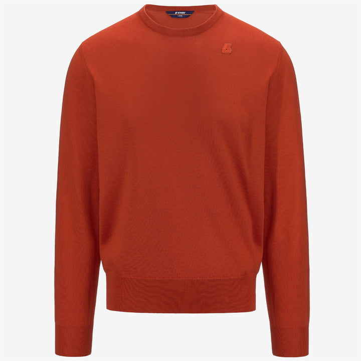 KNITWEAR Man SEBASTIEN MERINO Pull Over RED CRETA Photo (jpg Rgb)			