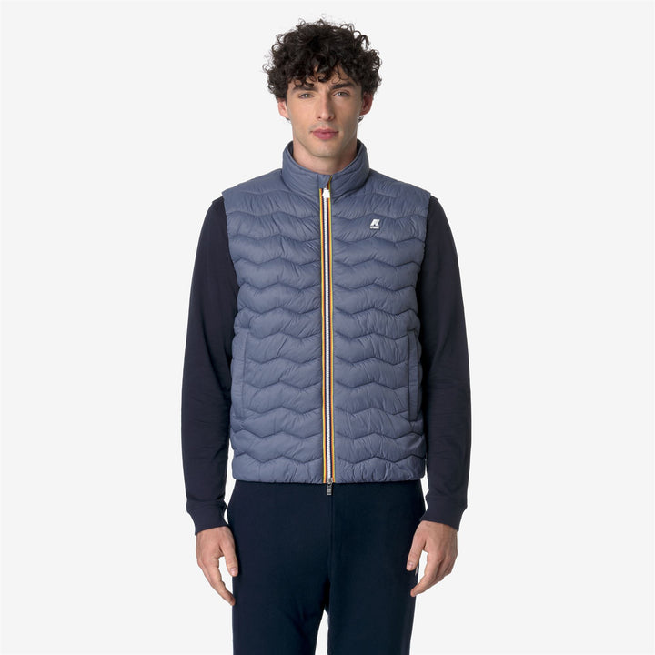 Jackets Man VALEN QUILTED WARM Vest GREY BLUE AVIO Dressed Back (jpg Rgb)		