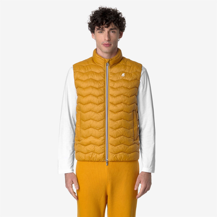 Jackets Man VALEN QUILTED WARM Vest YELLOW INCA Dressed Back (jpg Rgb)		