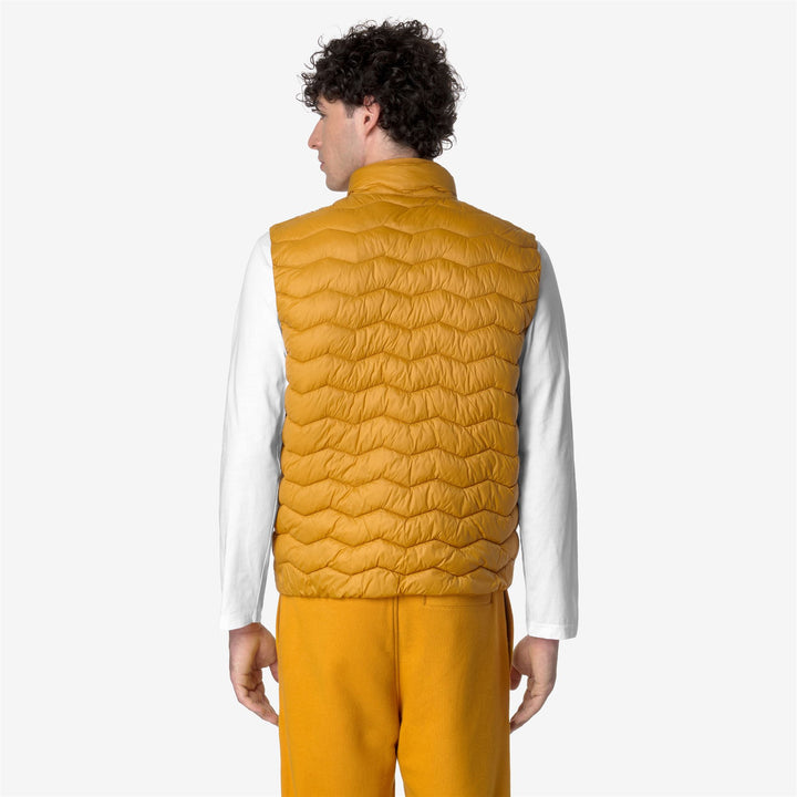 Jackets Man VALEN QUILTED WARM Vest YELLOW INCA Dressed Front Double		