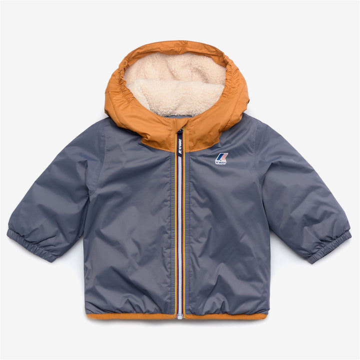 Jackets Kid unisex E. LE VRAI 3.0 CLAUDINE ORSETTO Mid ECRU - GREY AVIO- YELLOW Photo (jpg Rgb)			