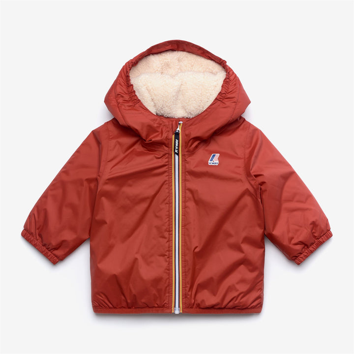 Jackets Kid unisex E. LE VRAI 3.0 CLAUDINE ORSETTO Mid ECRU-RED POMPEIAN Photo (jpg Rgb)			