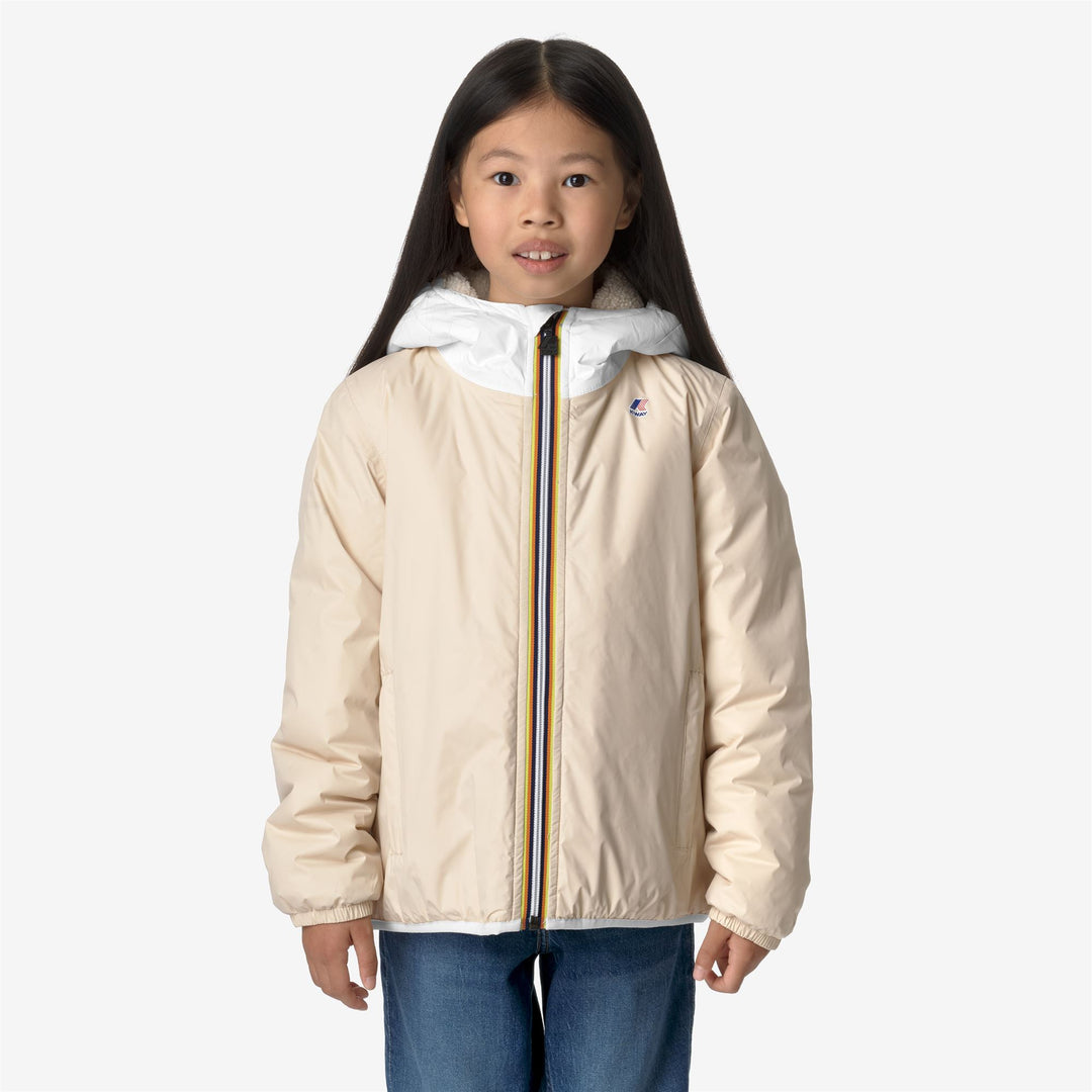 Jackets Kid unisex P. LE VRAI 3.0 CLAUDE ORSETTO Mid ECRU Dressed Back (jpg Rgb)		