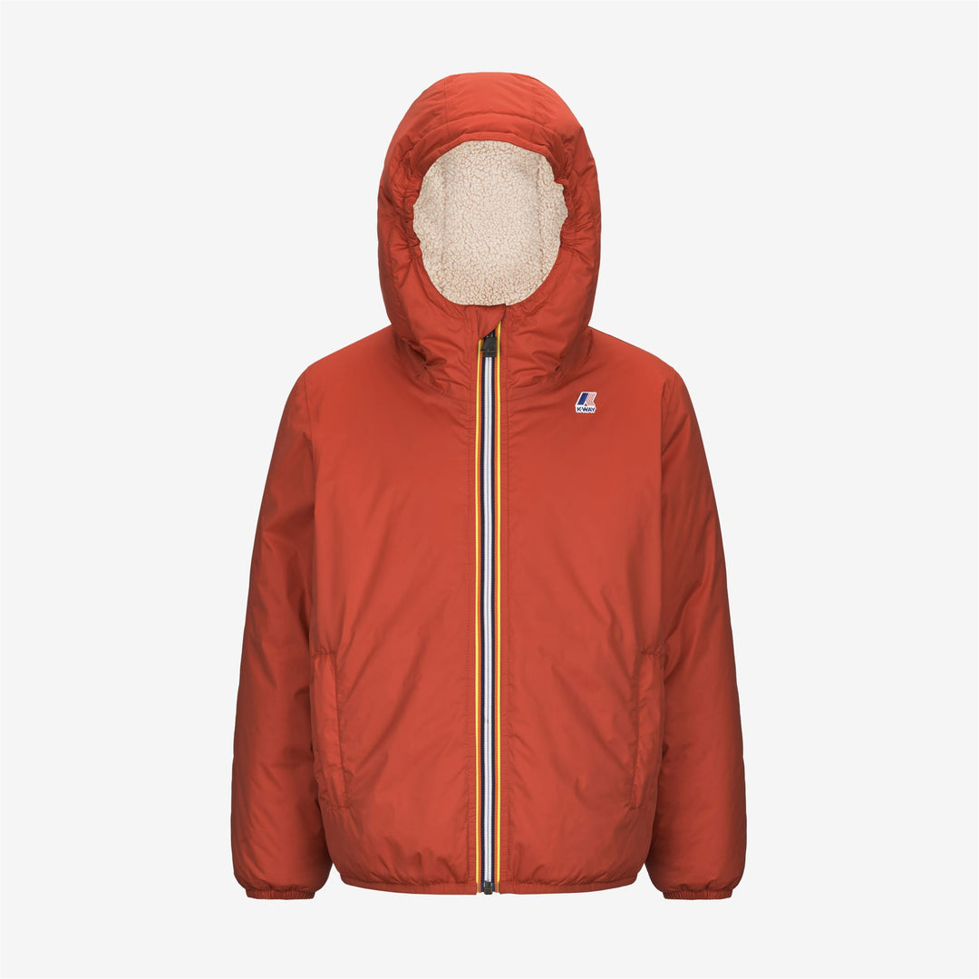 Jackets Kid unisex P. LE VRAI 3.0 CLAUDE ORSETTO Mid ECRU-RED POMPEIAN Photo (jpg Rgb)			