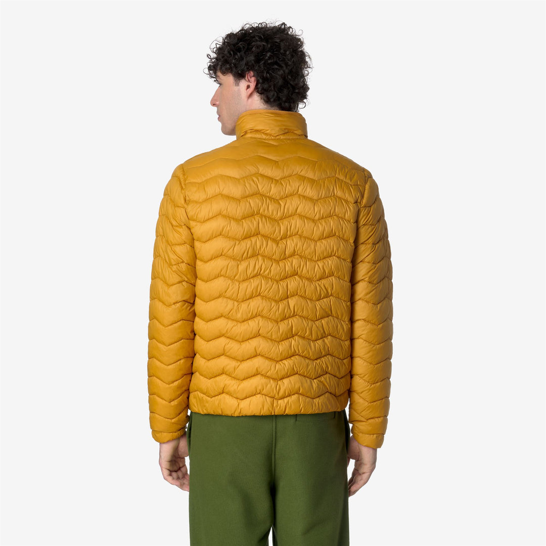 Jackets Man VALENTINE QUILTED WARM Short YELLOW INCA Dressed Front Double		