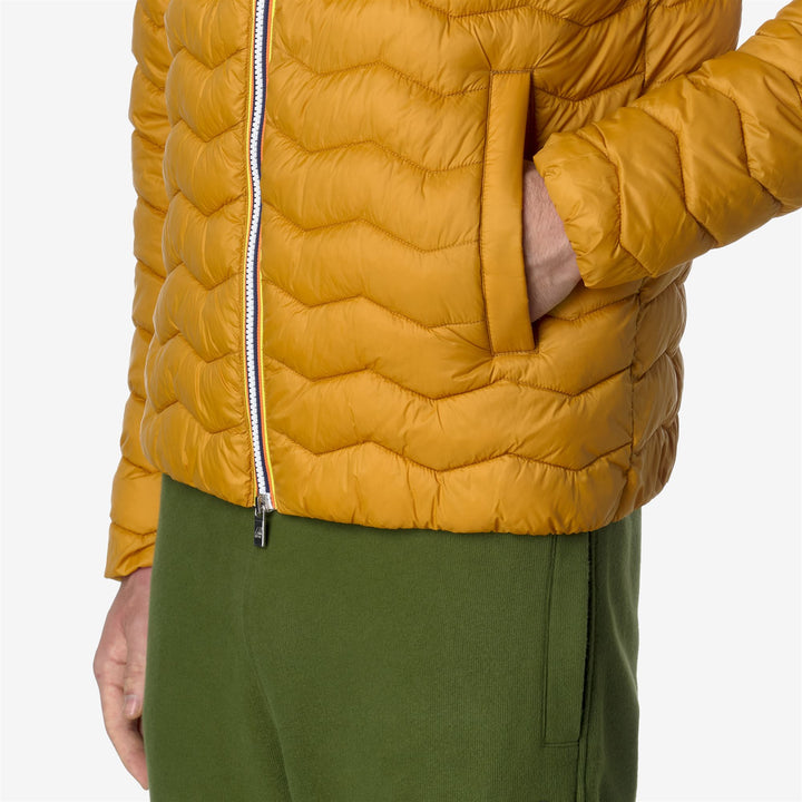 Jackets Man VALENTINE QUILTED WARM Short YELLOW INCA Detail Double				