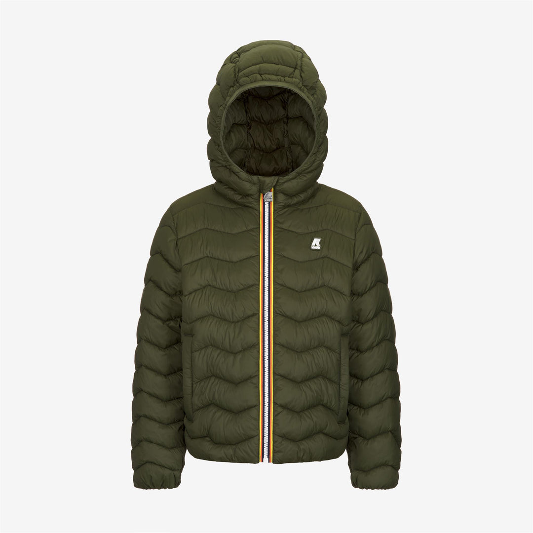 Jackets Boy P. JACK QUILTED WARM Short GREEN CYPRESS Photo (jpg Rgb)			