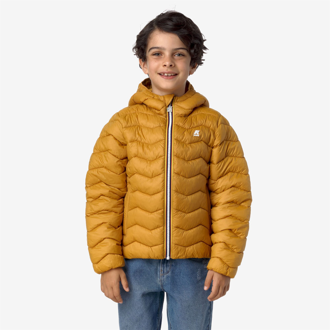 Jackets Boy P. JACK QUILTED WARM Short YELLOW INCA Dressed Back (jpg Rgb)		