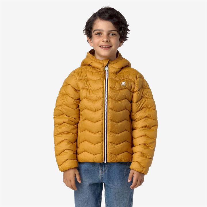 Jackets Boy P. JACK QUILTED WARM Short YELLOW INCA Dressed Back (jpg Rgb)		