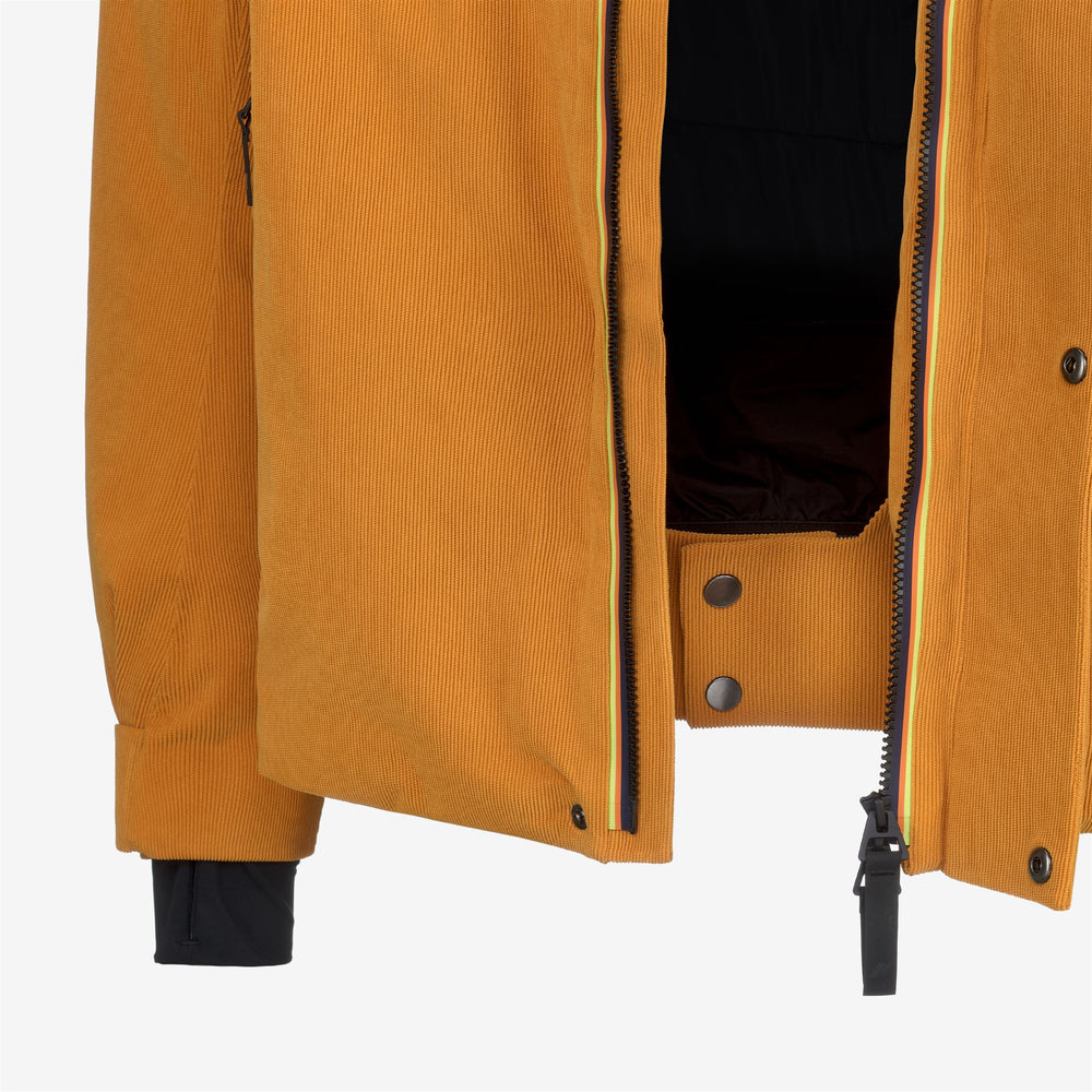 Jackets Man MALAMOT CORDUROY Mid YELLOW INCA Dressed Front (jpg Rgb)	