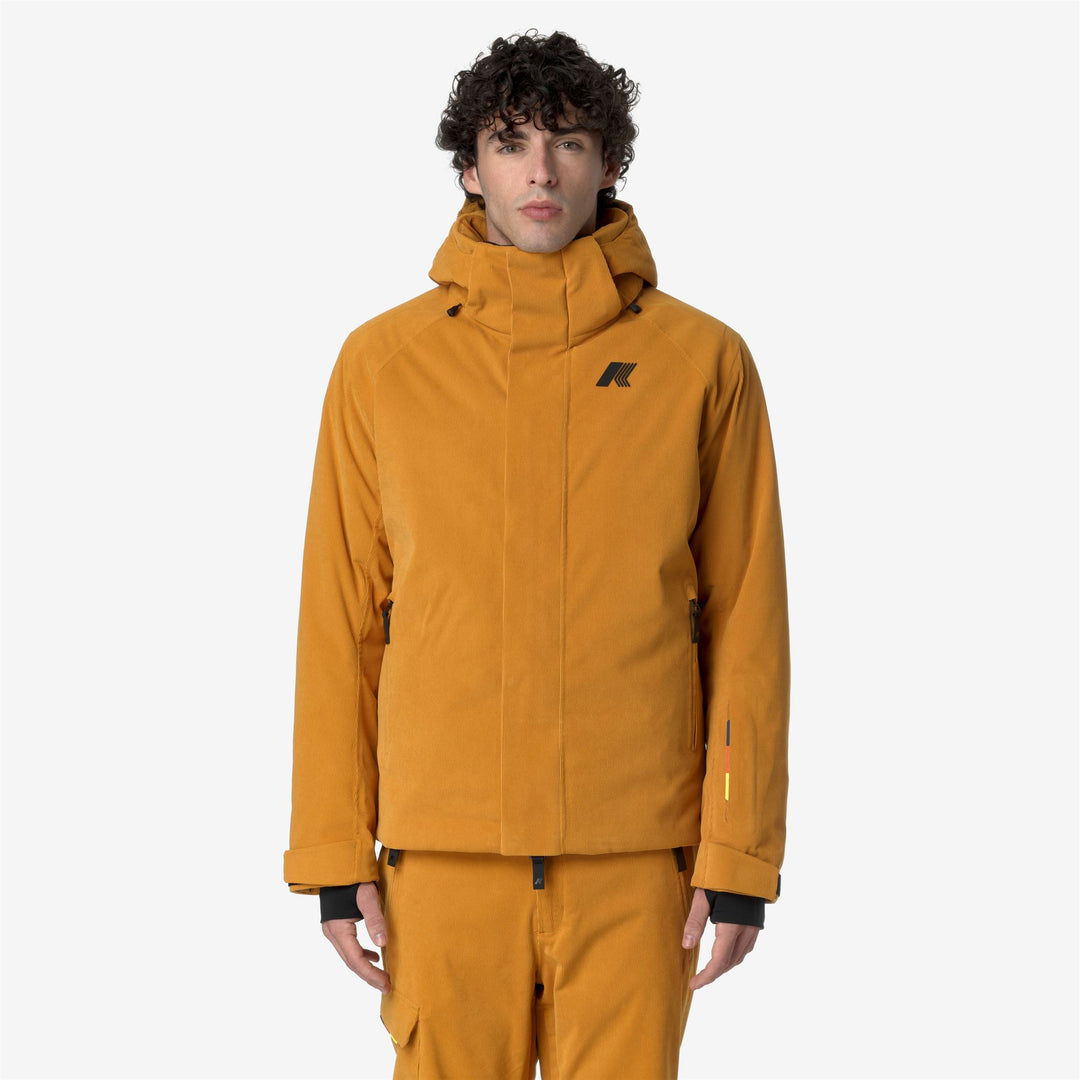 Jackets Man MALAMOT CORDUROY Mid YELLOW INCA Dressed Back (jpg Rgb)		