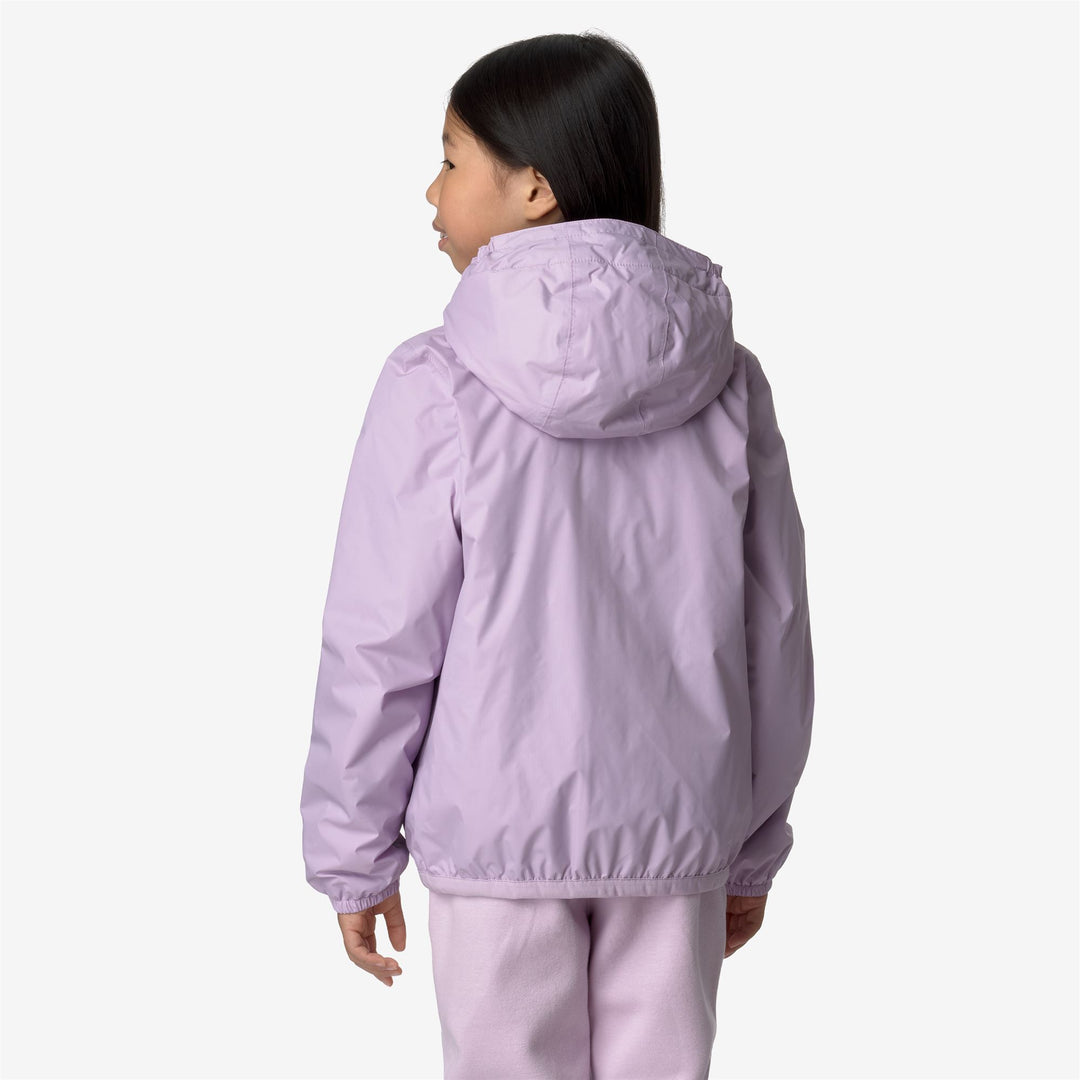 Jackets Kid unisex P. LE VRAI 3.0 CLAUDE WARM Mid VIOLET LT LILAC Dressed Front Double		