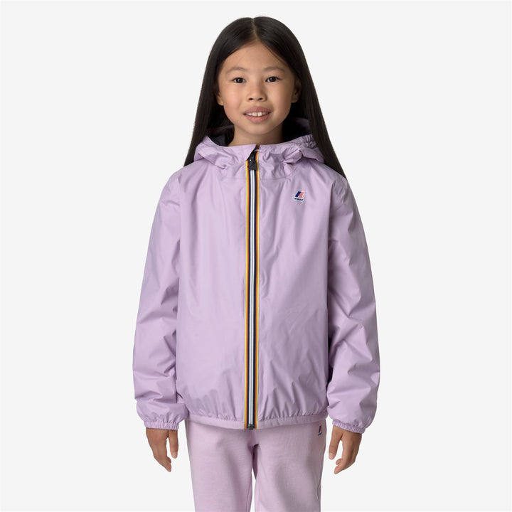 Jackets Kid unisex P. LE VRAI 3.0 CLAUDE WARM Mid VIOLET LT LILAC Dressed Back (jpg Rgb)		