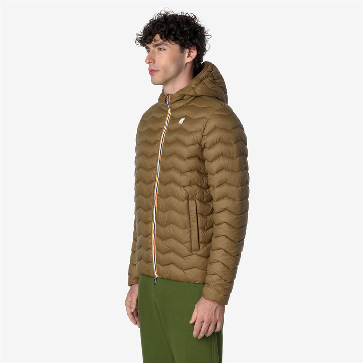 Jackets Man JACK QUILTED WARM Short BROWN CORDA Detail (jpg Rgb)			