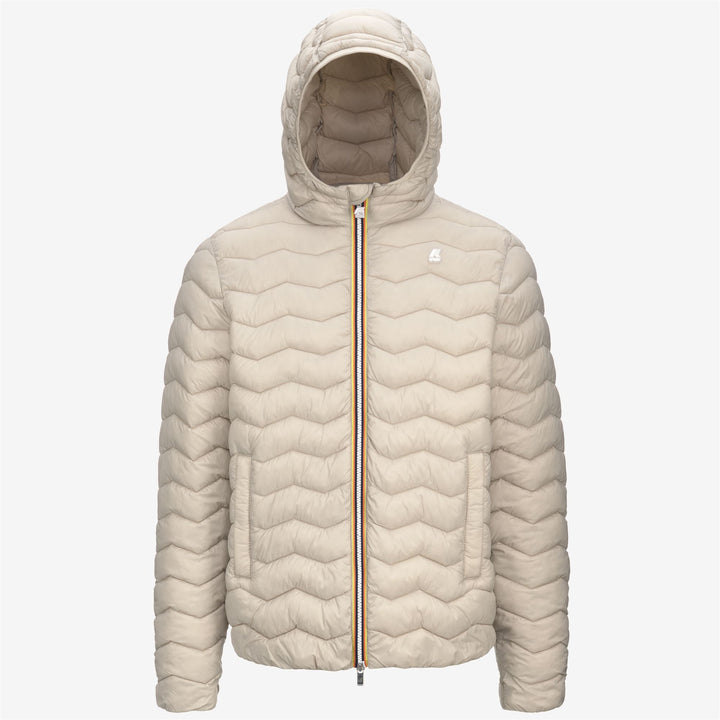 Jackets Man JACK QUILTED WARM Short BEIGE GREY Photo (jpg Rgb)			