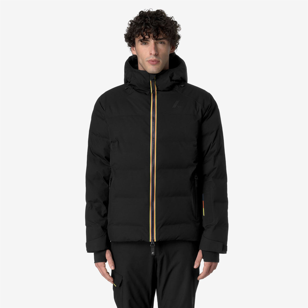 Jackets Man MERIBEL Mid BLACK PURE Dressed Back (jpg Rgb)		