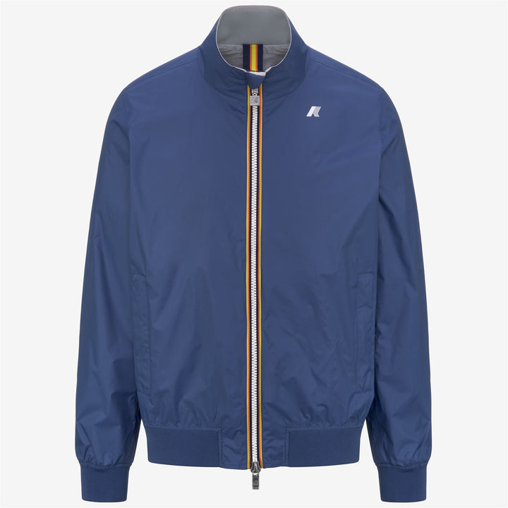 Jackets Man ARSENE PLUS.2 REVERSIBLE Short BLUE F-GREY A Photo (jpg Rgb)			