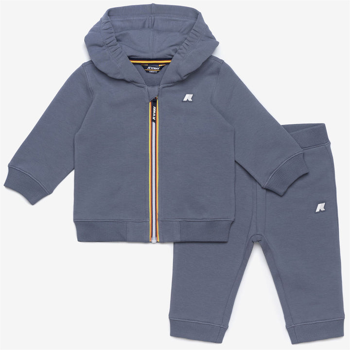 SETS Kid unisex E. SET ANTHONIELLE MICKETTE Pants / Sweater GREY BLUE AVIO Detail (jpg Rgb)			