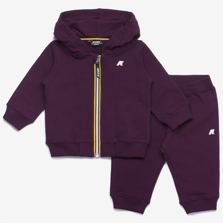 SETS Kid unisex E. SET ANTHONIELLE MICKETTE Pants / Sweater VIOLET DK PURPLE Detail (jpg Rgb)			