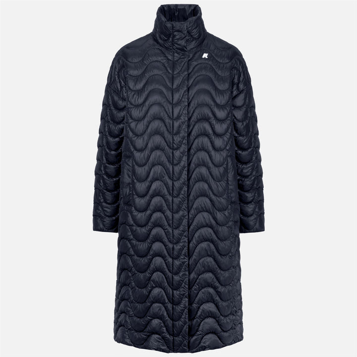 Jackets Woman SONJA QUILTED WARM Long BLUE DEPTH Photo (jpg Rgb)			