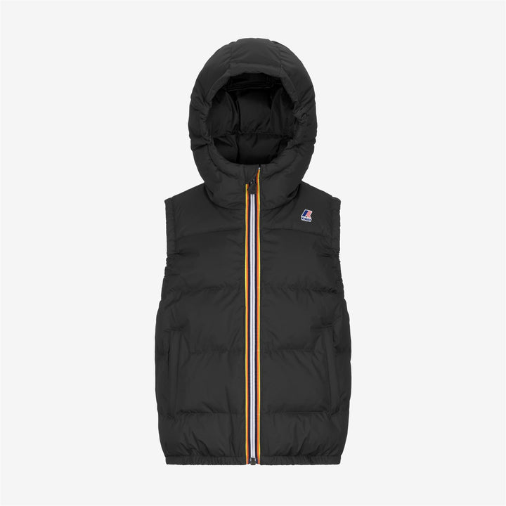 Jackets Kid unisex P. LE VRAI 3.0 ORLAN HEAVY WARM Vest BLACK PURE Photo (jpg Rgb)			