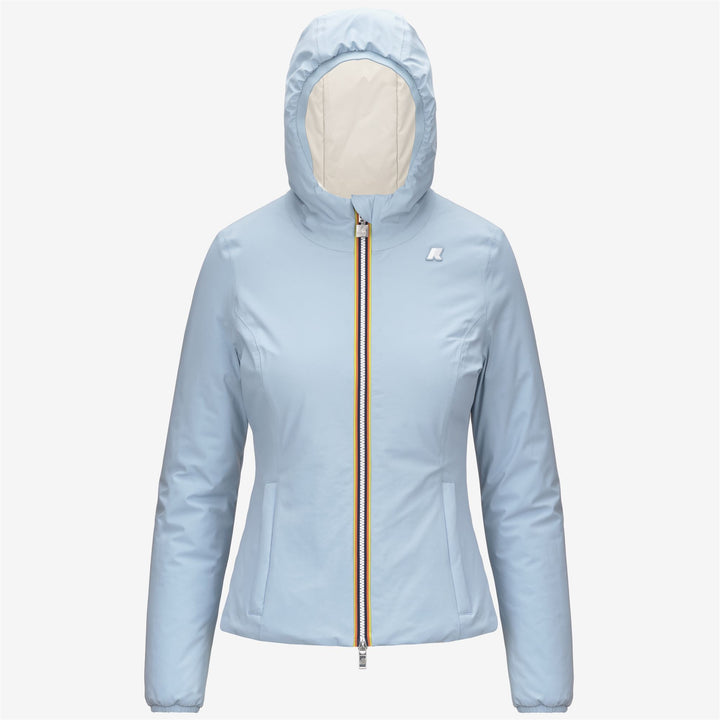 Jackets Woman LILY ST WARM REVERSIBLE Short BLUE A-WHITE G Photo (jpg Rgb)			