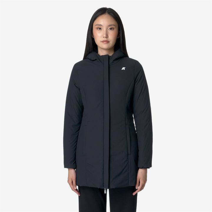 Jackets Woman DENISE ST WARM DOUBLE Mid BLACK-BLUE DEPTH Detail Double				