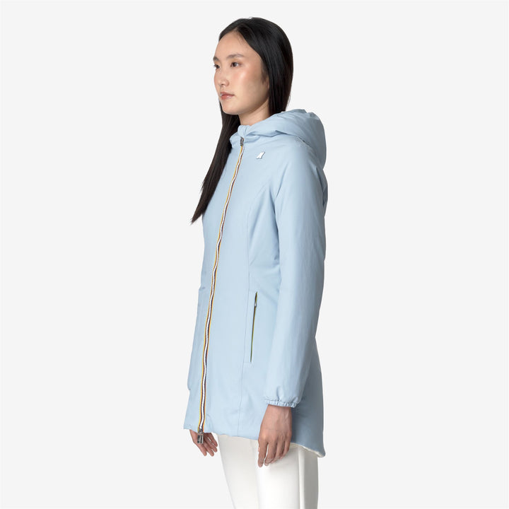 Jackets Woman DENISE ST WARM REVERSIBLE Mid BLUE A-WHITE G Detail (jpg Rgb)			