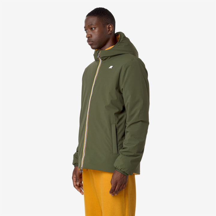 Jackets Man JACK ST WARM REVERSIBLE Short GREEN C-YELLOW I Detail (jpg Rgb)			