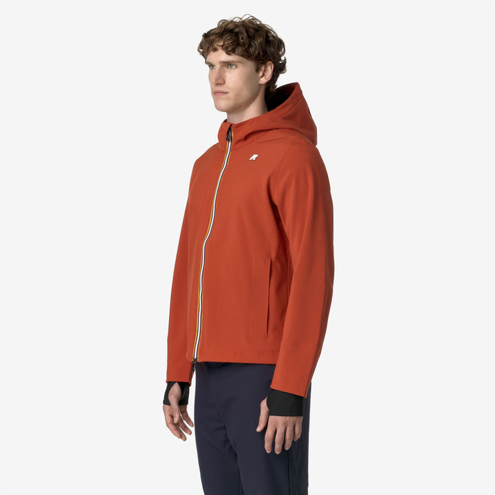 Jackets Man JACKO BONDED Short RED P-BLUE D Detail (jpg Rgb)			