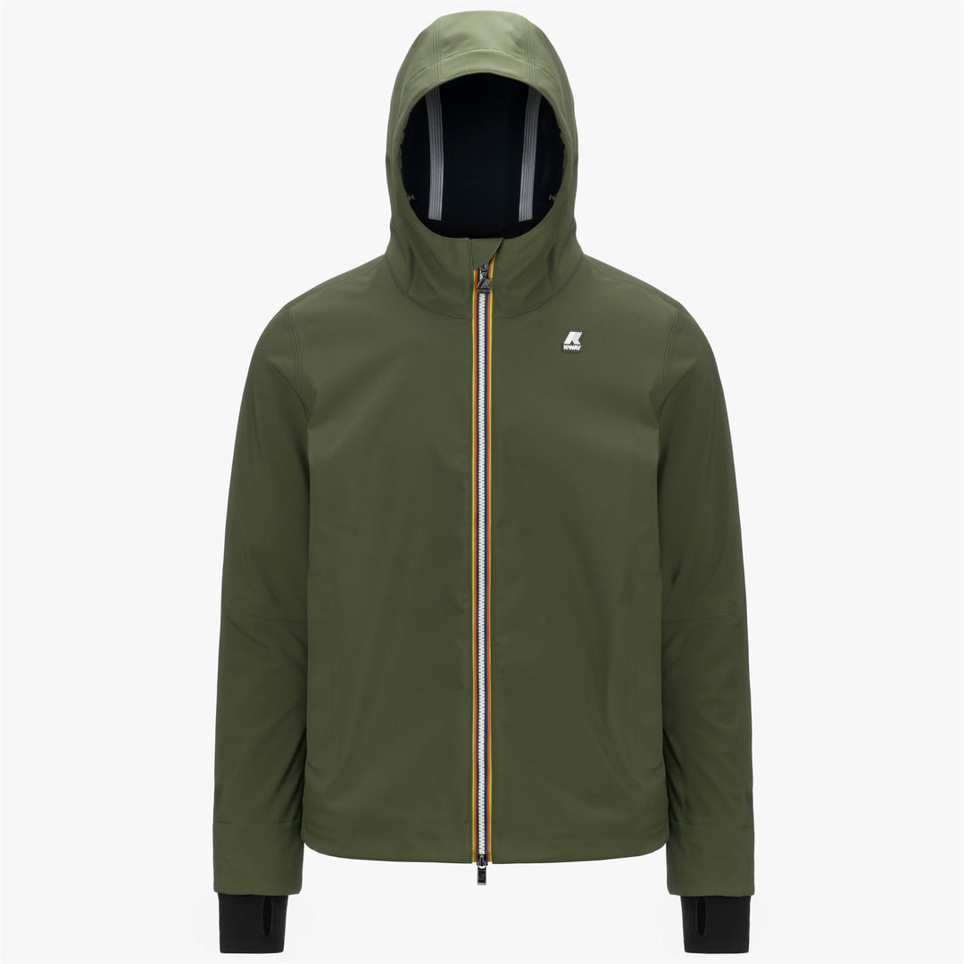 Jackets Man JACKO BONDED Short GREEN C-BLUE D Photo (jpg Rgb)			