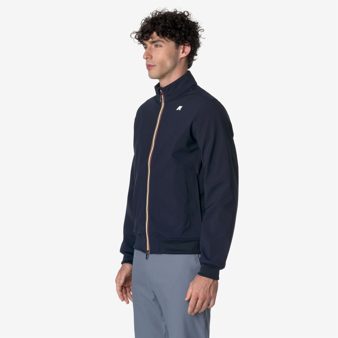 Jackets Man ARSENE BONDED Short BLUE DEPTH-BLUE DEPTH Detail (jpg Rgb)			