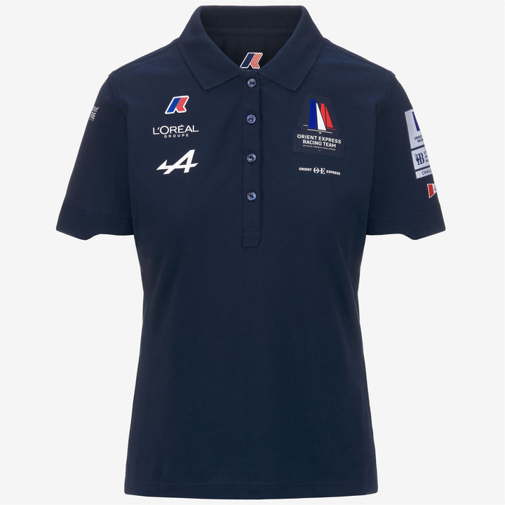 Polo Shirts Woman DROSINE ORIENT EXPRESS TEAM AC Polo BLUE DRESS Photo (jpg Rgb)			