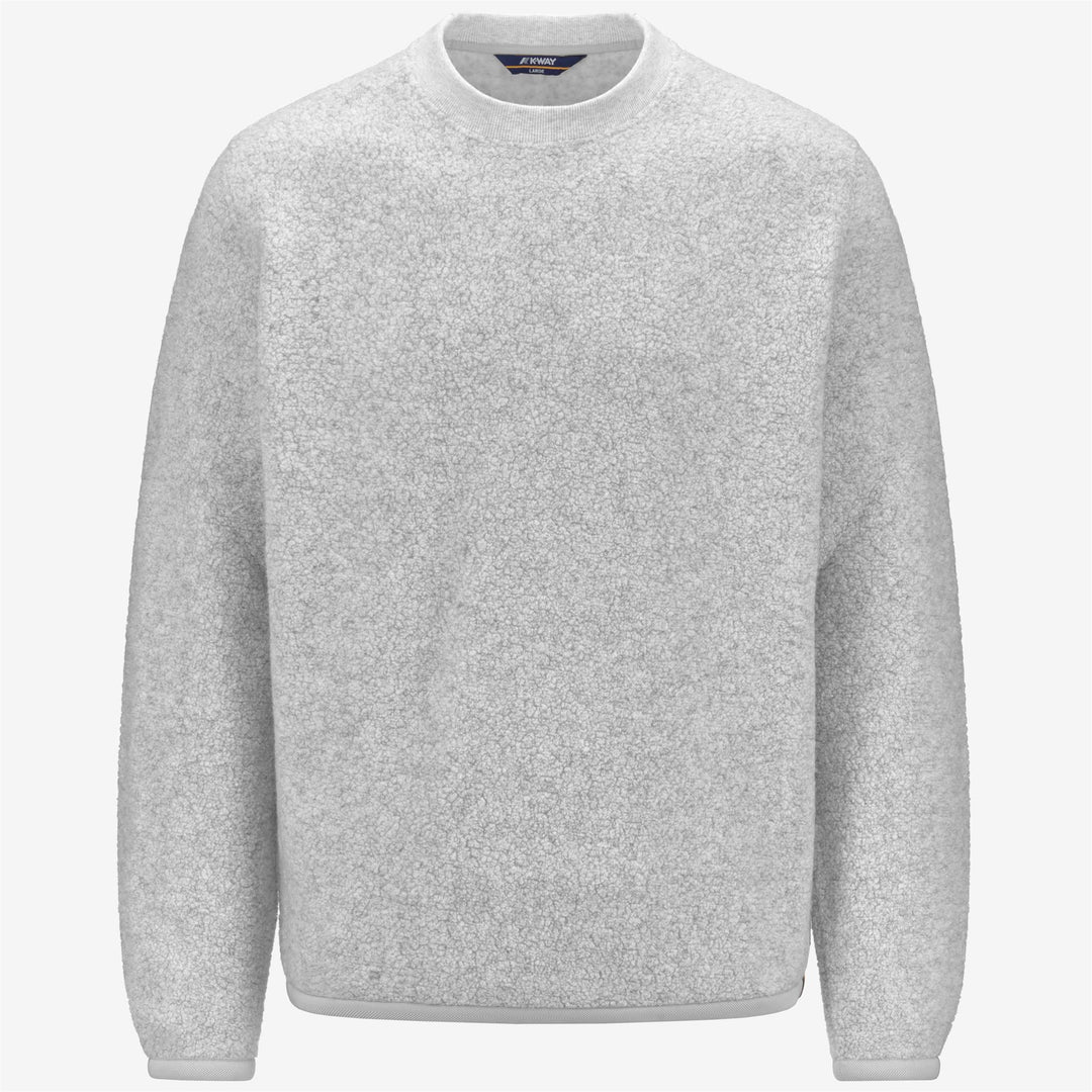 Fleece Man EROUND WOOL FLEECE Pull Over LT GREY MEL Photo (jpg Rgb)			